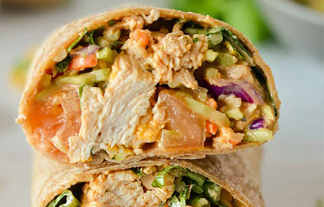 Charcoal Chicken Wrap